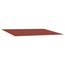 vidaXL Napellenző ponyva narancssárga és barna 400 × 350 cm Poliészter