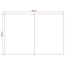 vidaXL Napellenző ponyva Burgundi Vörös 300 x 200 cm Poliészter