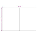 vidaXL Napellenző ponyva Antracit és Fehér 600 × 300 cm Poliészter