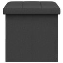 vidaXL Összecsukható tárolópad Sötétszürke 180 kg 80 L 77 x 38 x 38 cm