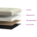 vidaXL Összecsukható tárolópad Fehér 180 kg 80 L 77 x 38 x 38 cm