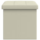 vidaXL Összecsukható tárolópad Fehér 180 kg 80 L 77 x 38 x 38 cm