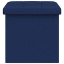 vidaXL Összecsukható tárolópad Kék 180 kg 80 L 77 x 38 x 38 cm Vászon