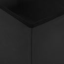 vidaXL Összecsukható tárolópad Fekete 180 kg 80 L 77 x 38 x 38 cm PVC