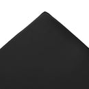 vidaXL Összecsukható tárolópad Fekete 180 kg 80 L 77 x 38 x 38 cm PVC
