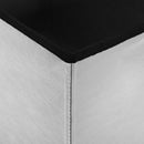 vidaXL Összecsukható tárolópad Fehér 180 kg 80 L 77 x 38 x 38 cm PVC