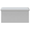 vidaXL Összecsukható tárolópad Fehér 180 kg 80 L 77 x 38 x 38 cm PVC