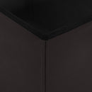 vidaXL Összecsukható tárolópad Barna 180 kg 80 L 77 x 38 x 38 cm PVC