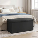 vidaXL Összecsukható tárolópad Szürke 180 kg 80 L 77 x 38 x 38 cm PVC