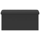 vidaXL Összecsukható tárolópad Szürke 180 kg 80 L 77 x 38 x 38 cm PVC