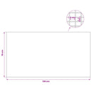 vidaXL Fénycsatorna fedél klipszekkel 5 db 70 x 130 cm Ezüst