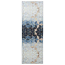 vidaXL Szőnyeg futó LESAKA Ezüst 50 x 150 cm Gyémánt bársony