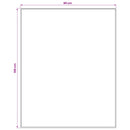 vidaXL Szőnyeg futó ORIZ 1150 gsm Fekete hálós minta