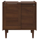 vidaXL Mosdókagyló szekrény BILBAO Sötét karamell 75 x 50 x 80 cm
