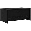 vidaXL Dohányzóasztal Fekete Tölgy 90 x 50 x 41.5 cm Szerelt Fa