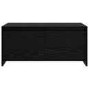 vidaXL Dohányzóasztal Fekete Tölgy 90 x 50 x 41.5 cm Szerelt Fa