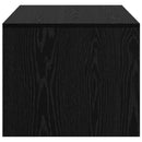 vidaXL Dohányzóasztal Fekete Tölgy 90 x 50 x 41.5 cm Szerelt Fa