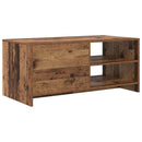 vidaXL Dohányzóasztal Tölgyfa 102 x 50 x 45 cm Szerelt fa