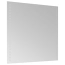 vidaXL LED Fürdőszoba Tükör tükörrel Átlátszó 60 x 60 cm edzett üveg