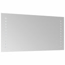 vidaXL LED Fürdőszoba Tükör Átlátszó 40 x 20 cm edzett üveg
