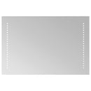 vidaXL LED Fürdőszoba Tükör Átlátszó 60 x 40 cm edzett üveg