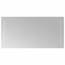 vidaXL LED Fürdőszoba Tükör Átlátszó 80 x 40 cm edzett üveg