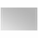 vidaXL LED Fürdőszoba Tükör Átlátszó 80 x 50 cm edzett üveg