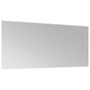 vidaXL LED Fürdőszoba Tükör Átlátszó 90 x 40 cm edzett üveg