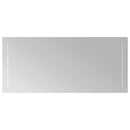 vidaXL LED Fürdőszoba Tükör Átlátszó 90 x 40 cm edzett üveg