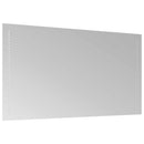 vidaXL LED Fürdőszoba Tükör Átlátszó 90 x 50 cm edzett üveg