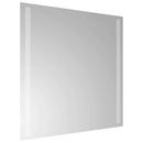 vidaXL LED Fürdőszoba Tükör tükörrel Átlátszó 50 x 50 cm edzett üveg