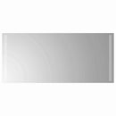 vidaXL LED Fürdőszoba Tükör tükörrel Átlátszó 90 x 40 cm edzett üveg