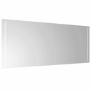 vidaXL LED Fürdőszoba Tükör tükörrel Átlátszó 100 x 40 cm edzett üveg