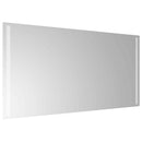 vidaXL LED Fürdőszoba Tükör tükörrel Átlátszó 100 x 50 cm edzett üveg