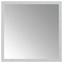 vidaXL LED Fürdőszoba Tükör tükörrel Átlátszó 30 x 30 cm edzett üveg