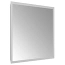 vidaXL LED Fürdőszoba Tükör tükörrel Átlátszó 40 x 40 cm edzett üveg