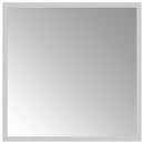 vidaXL LED Fürdőszoba Tükör tükörrel Átlátszó 40 x 40 cm edzett üveg