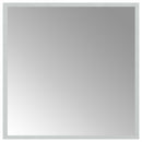 vidaXL LED Fürdőszoba Tükör tükörrel Átlátszó 50 x 50 cm edzett üveg
