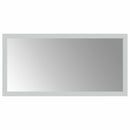 vidaXL LED Fürdőszoba Tükör tükörrel Átlátszó 40 x 20 cm edzett üveg