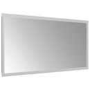 vidaXL LED Fürdőszoba Tükör tükörrel Átlátszó 60 x 30 cm edzett üveg