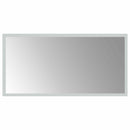 vidaXL LED Fürdőszoba Tükör tükörrel Átlátszó 60 x 30 cm edzett üveg