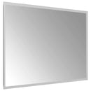 vidaXL LED Fürdőszoba Tükör tükörrel Átlátszó 70 x 50 cm edzett üveg