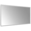 vidaXL LED Fürdőszoba Tükör tükörrel Átlátszó 80 x 40 cm edzett üveg