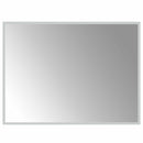vidaXL LED Fürdőszoba Tükör tükörrel Átlátszó 80 x 60 cm edzett üveg