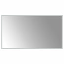 vidaXL LED Fürdőszoba Tükör tükörrel Átlátszó 90 x 50 cm edzett üveg