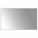 vidaXL LED Fürdőszoba Tükör tükörrel Átlátszó 100 x 60 cm edzett üveg
