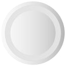 vidaXL LED Fürdőszoba Tükör tükörrel Átlátszó Ø 30 cm edzett üveg