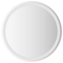 vidaXL LED Fürdőszoba Tükör tükörrel Átlátszó Ø 60 cm edzett üveg