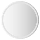 vidaXL LED Fürdőszoba Tükör tükörrel Átlátszó Ø 70 cm edzett üveg
