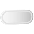 vidaXL LED Fürdőszoba Tükör tükörrel Átlátszó 50 x 20 cm edzett üveg